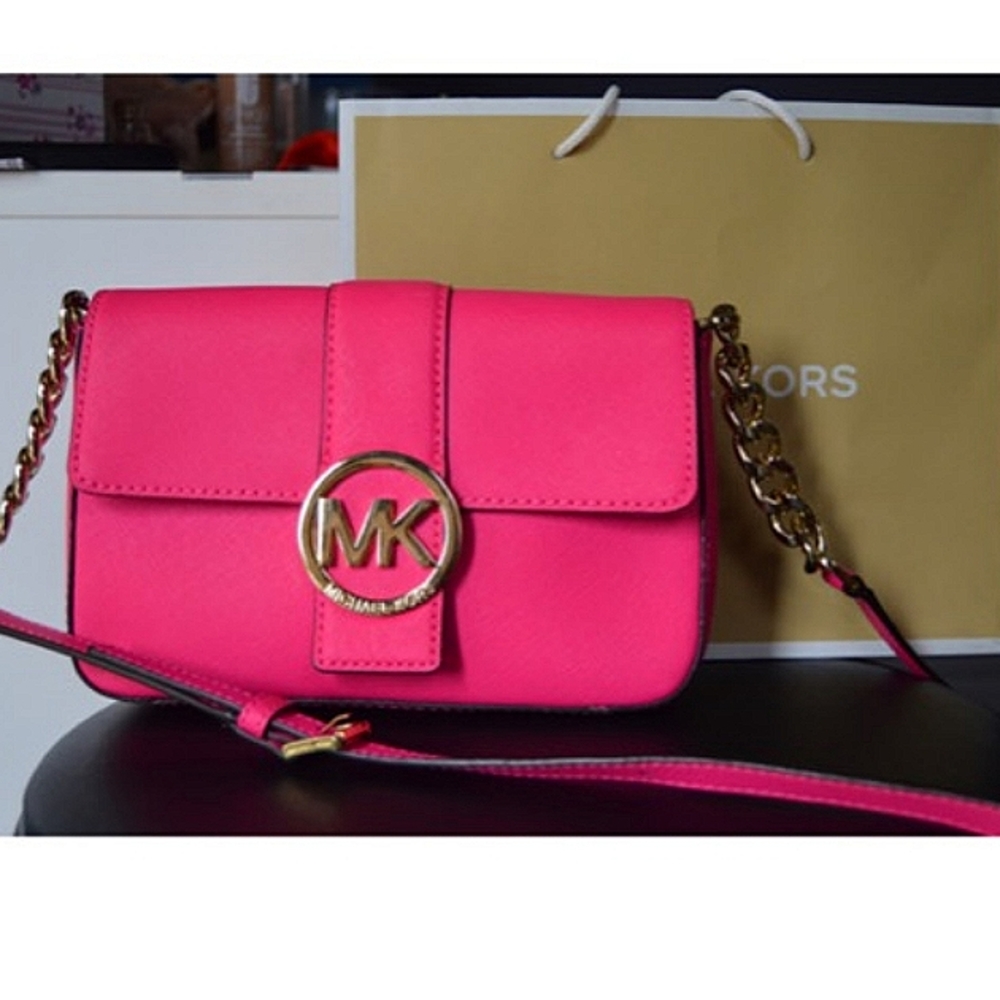 Brand New Michael Kors Fancy Fuschia Crossbody Bag